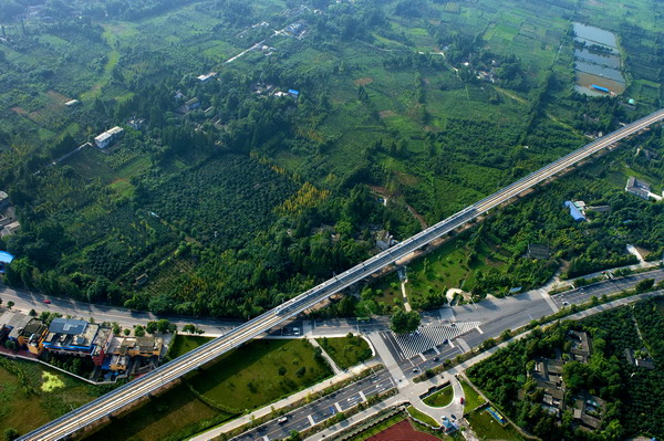 Fresh looks of Dujiangyan