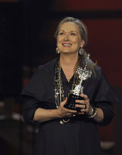Meryl Streep at the San Sebastian Film Festival