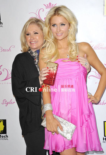 Paris hilton arrives to launch party for Paris Hilton hair and beauty line