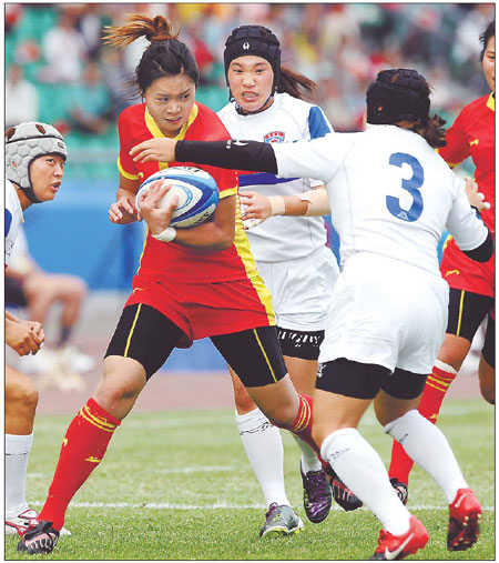 Chinese women unleash 'unstoppable' steamroller