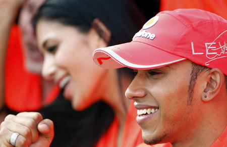 Hamilton smiles while Red Bull smarts