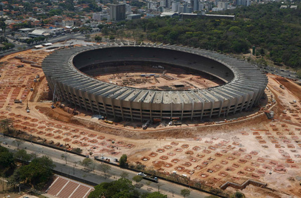Brazil's World Cup rush fuels spending blowout Brazil's World Cup rush fuels spending blowout