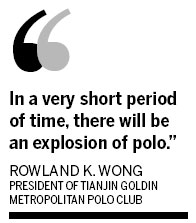 Who could resist an invite to watch the Polo World Cup - on snow? Not many. And it will not be in St. Moritz, but in China's coastal city of Tianjin. Horses on snow? How can it miss?