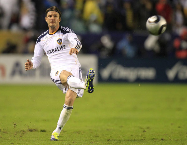 Beckham ends American odyssey with glittering prize