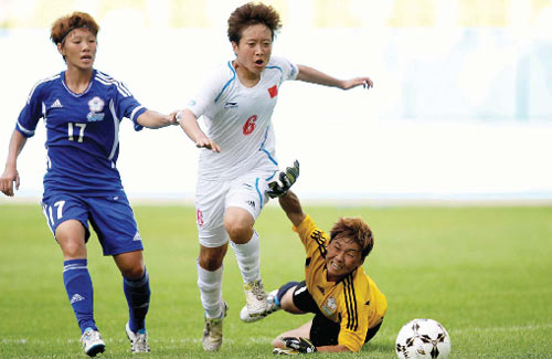 China builds momentum with early win