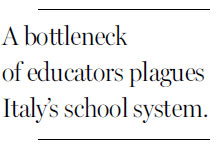 A frenzy in Italy over a teachers test