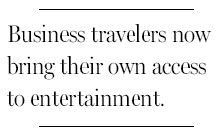 Television loses its top spot in hotel rooms