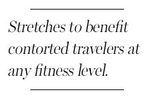 Striking a pose in midair