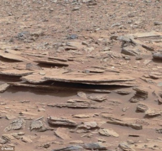 好奇號拍到日落后火衛一升起景象(圖)