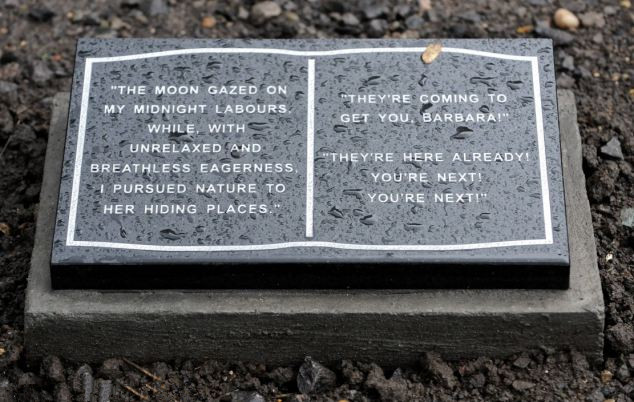 英男子墓碑“裝點(diǎn)”院子嚇壞鄰居