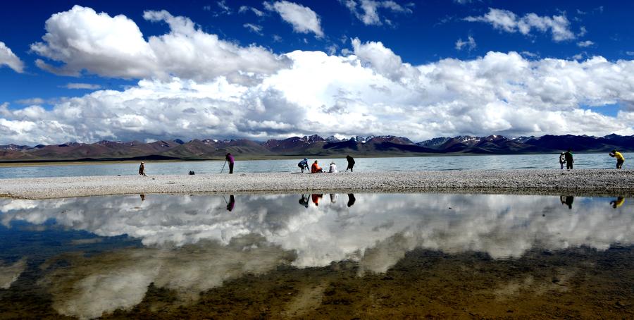 Picturesque Nam Co in Tibet