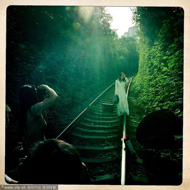 Railway attracts adventurers for photography