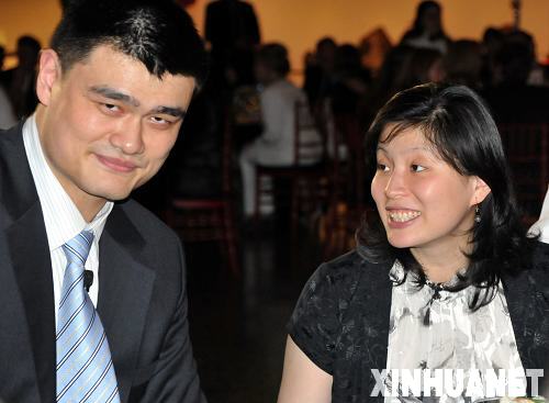 姚明基金會舉行盛大募款晚宴