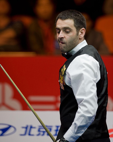 斯諾克中國賽：奧沙利文不敵田鵬飛首輪出局