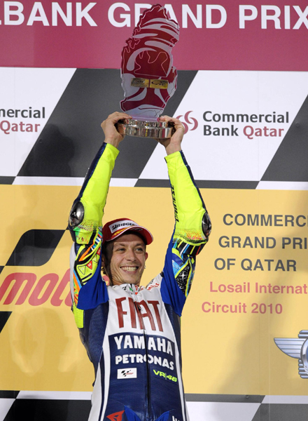 世界摩托車錦標(biāo)賽卡塔爾站：MOTOGP羅西奪冠