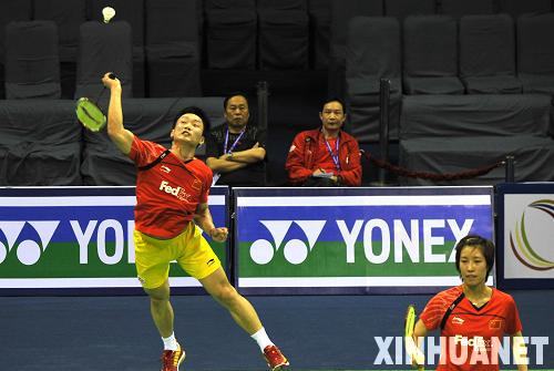 羽毛球亞錦賽：林丹晉級(jí)16強(qiáng)
