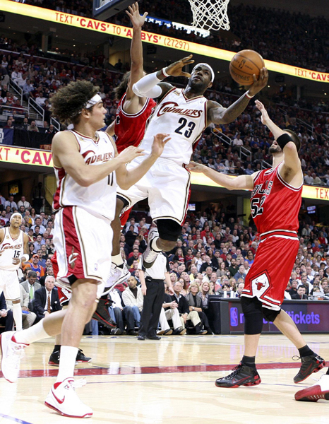 NBA季后賽：騎士主場屠牛 2:0領(lǐng)先