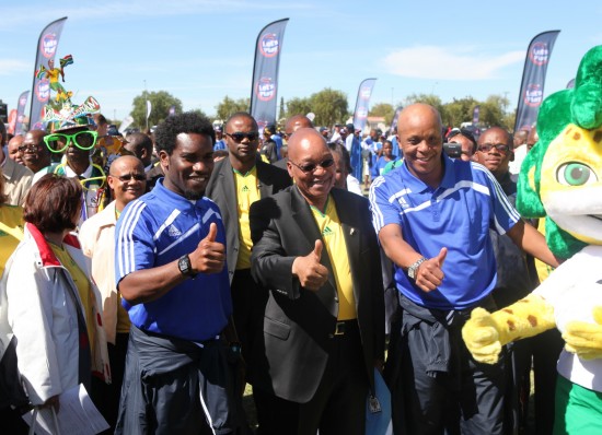 南非舉行世界杯倒計時50天慶祝活動