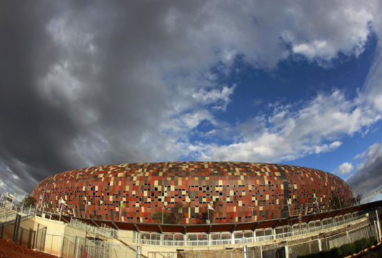 南非舉行世界杯倒計(jì)時(shí)50天慶祝活動(dòng)