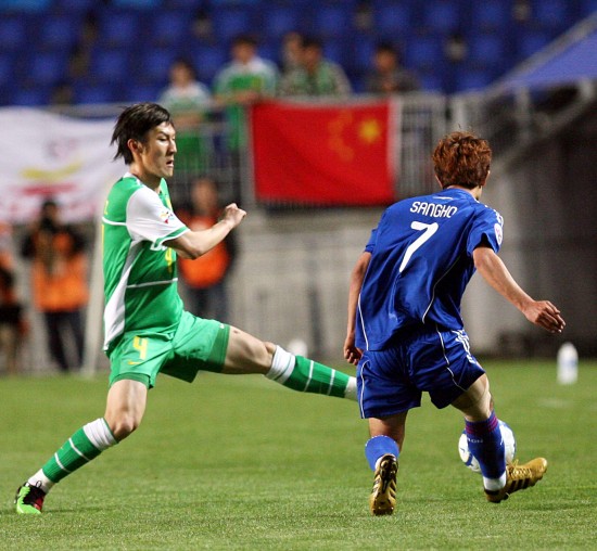 亞冠：北京國(guó)安0:2完敗水原三星無(wú)緣八強(qiáng)