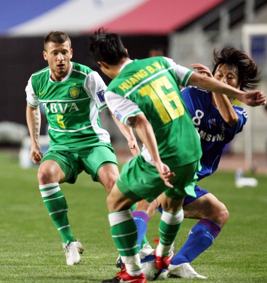 亞冠：北京國(guó)安0:2完敗水原三星無(wú)緣八強(qiáng)