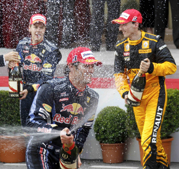 F1摩納哥站：韋伯奪冠