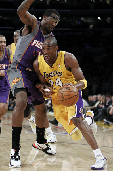 NBA：科比40分力壓納什兩雙 西部決賽湖人1:0太陽