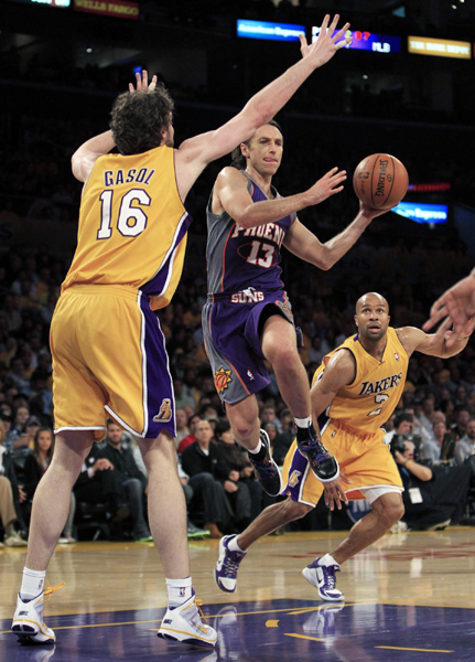 NBA：科比40分力壓納什兩雙 西部決賽湖人1:0太陽