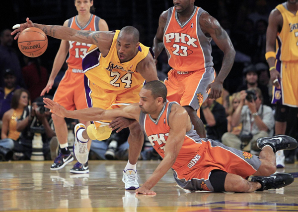 NBA：科比創季后賽新高 湖人再擒太陽