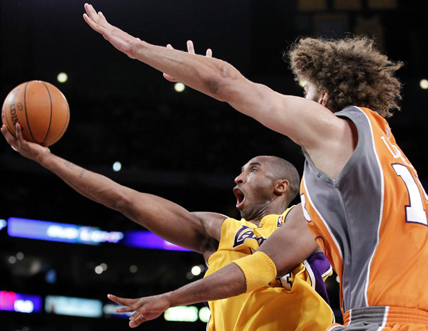 NBA：科比創季后賽新高 湖人再擒太陽