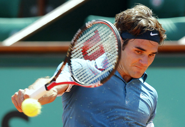 法網：費德勒三盤橫掃 穆雷逆轉加斯奎特