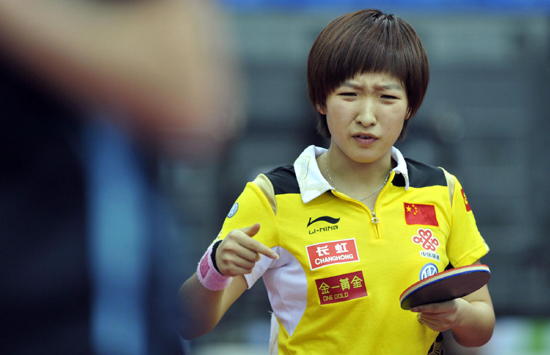 世乒賽：中國男女隊輕松三連勝