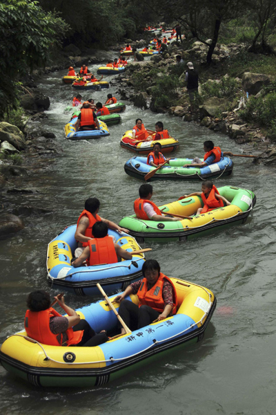 夏日漂流 運動有門道