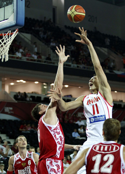 男籃世錦賽：中國隊不敵俄羅斯 出線僅存理論可能