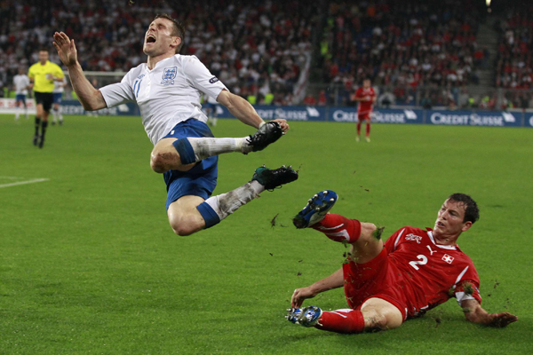 歐預賽：英格蘭輕取瑞士 意大利德國大勝弱旅
