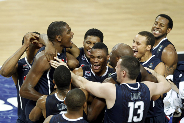夢九大勝土耳其 美國隊16年后重奪男籃世錦賽冠軍