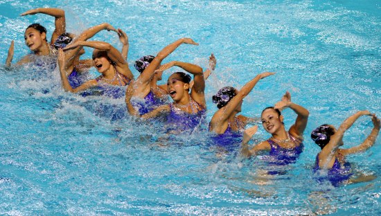 花游世界杯：中國隊獲得集體項目亞軍