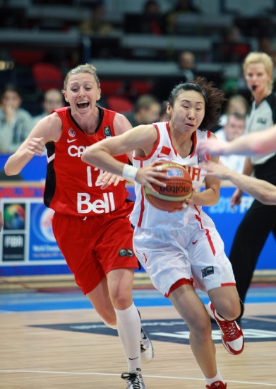 女籃世錦賽：中國負于加拿大提前出局