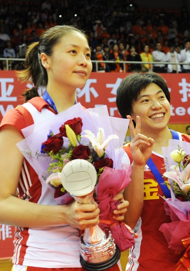 女排亞洲杯：中國隊3:0橫掃泰國奪冠