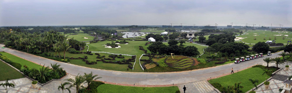 觀瀾湖職業(yè)明星賽開幕 文體明星齊聚海南