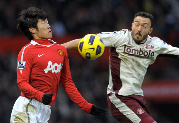 英超：曼聯(lián)2:0奪半程冠軍 曼城3:1升至次席