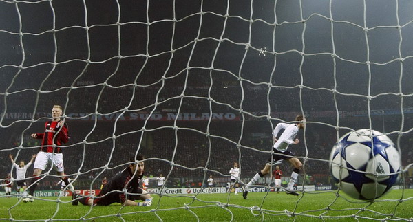 歐冠:AC米蘭遭絕殺主場0:1熱刺 4年6戰英超隊不勝