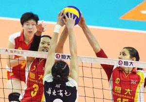 女排：天津勝八一列榜首 恒大輕取江蘇次席