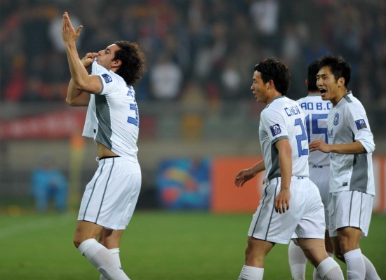 亞冠：天津泰達3:0濟州聯(lián) 提前小組出線