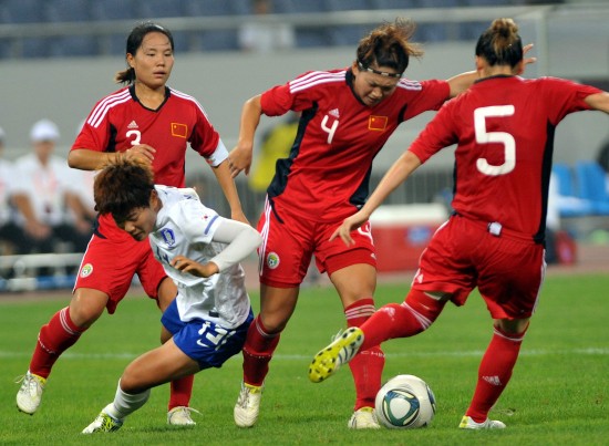 奧運會女足亞洲區預選賽：中國首戰平韓國