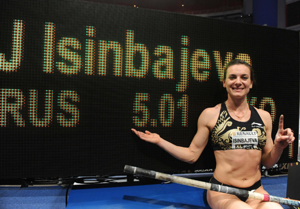 5.1米！ 伊辛巴耶娃再次打破撐桿跳世界紀錄