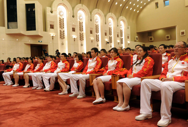 倫敦奧運會、殘奧會中國體育代表團在京成立