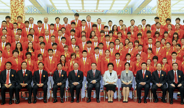 倫敦奧運(yùn)會(huì)、殘奧會(huì)中國體育代表團(tuán)在京成立