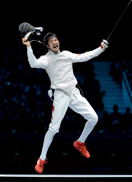 雷聲奪得倫敦奧運會男子花劍金牌