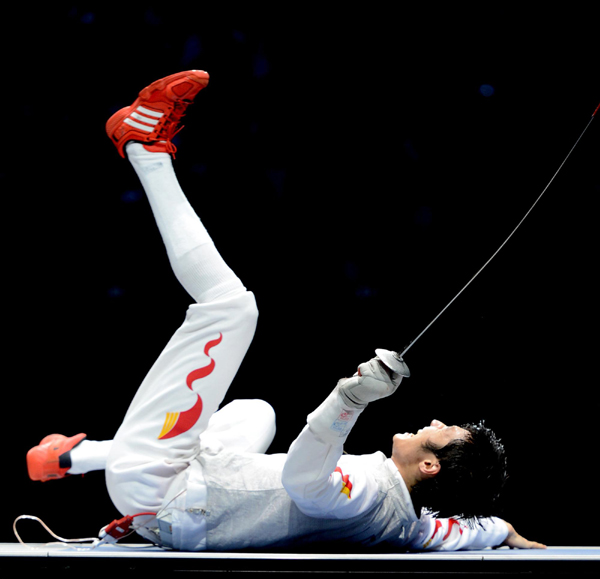 雷聲奪得倫敦奧運(yùn)會(huì)男子花劍金牌